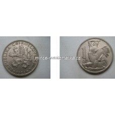 1 Kčs 1923 RL - Koruna 1Kč